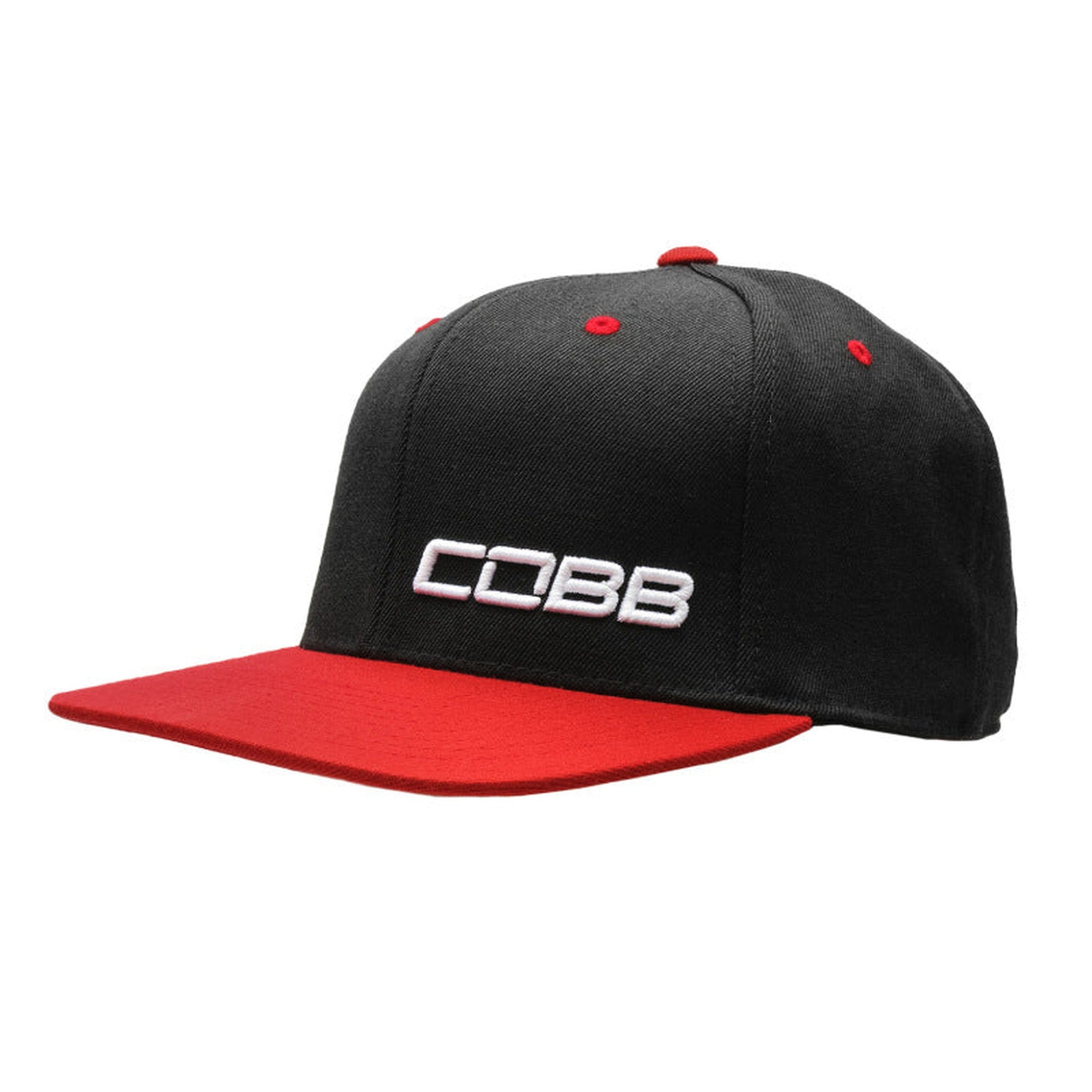 Cobb Tuning Snapback Cap - Black/Red | CO-CAP-RED