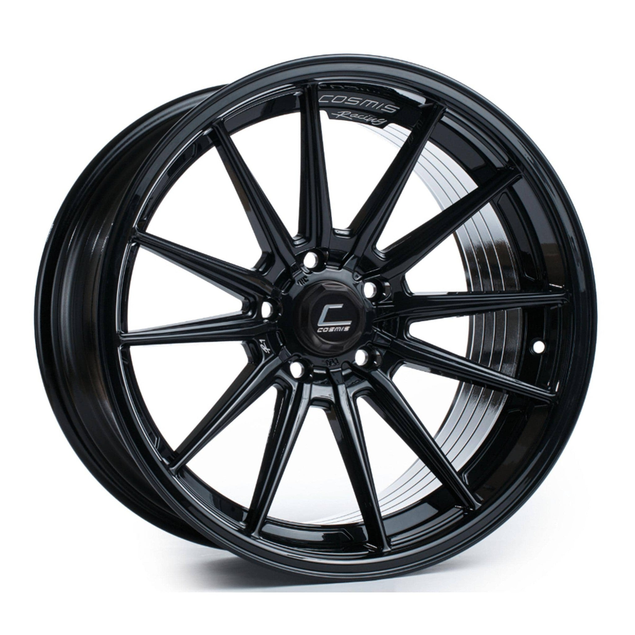 Cosmis Wheels R1 Black Wheel 18x8.5 +35 5x100