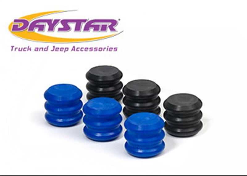 Daystar Stinger Bump Stop Rebuild Kit (Incl. 3 Black EVS Inserts and 3 Blue EVS Inserts) KU71093