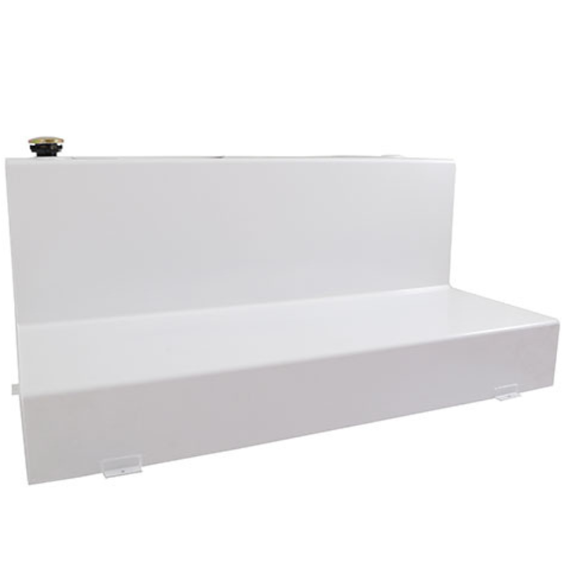 Dee Zee 111-Gal White Steel Specialty Series L-Shaped Liquid Transfer Tank Model DZ92756S