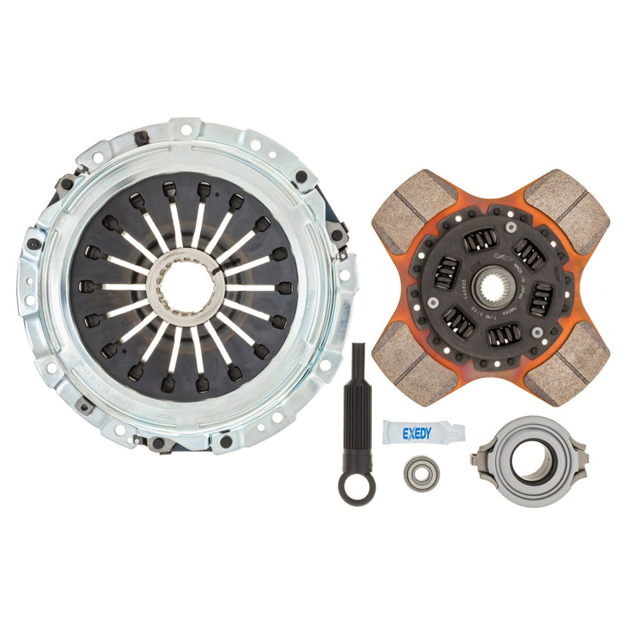 Exedy Stage 2 Cerametallic Clutch Kit 4 Puck Disc Subaru STI 2004-2021 | 15951HDP4