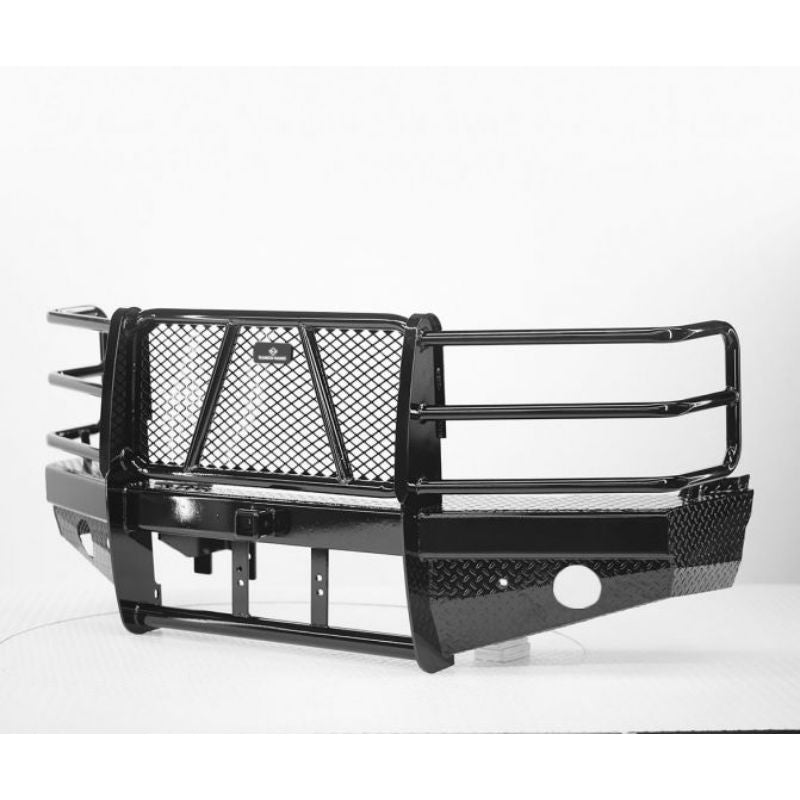 Ranch Hand Sport Series Winch Ready Front Bumper W/ Grille Guard Fits Select 15-19 Chevrolet Silverado 2500 HD/3500 HD Model FBC155BLR