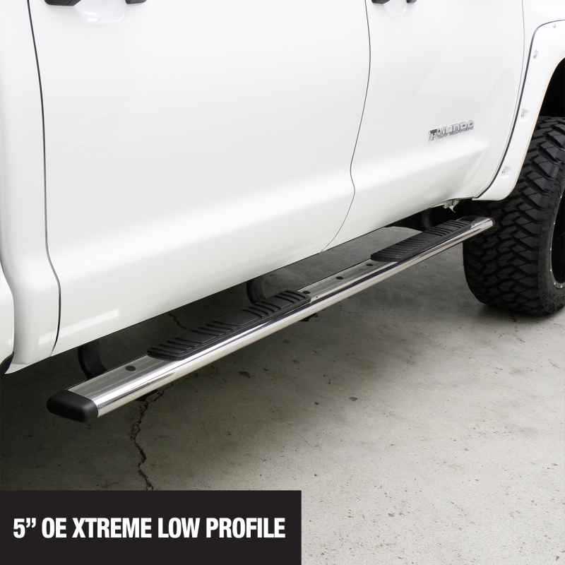 Go Rhino 17-20 Ford F-250/F-350 SD 5in OE Xtreme Low Profile Complete Kit w/Sidesteps + Brkts 685415580PS