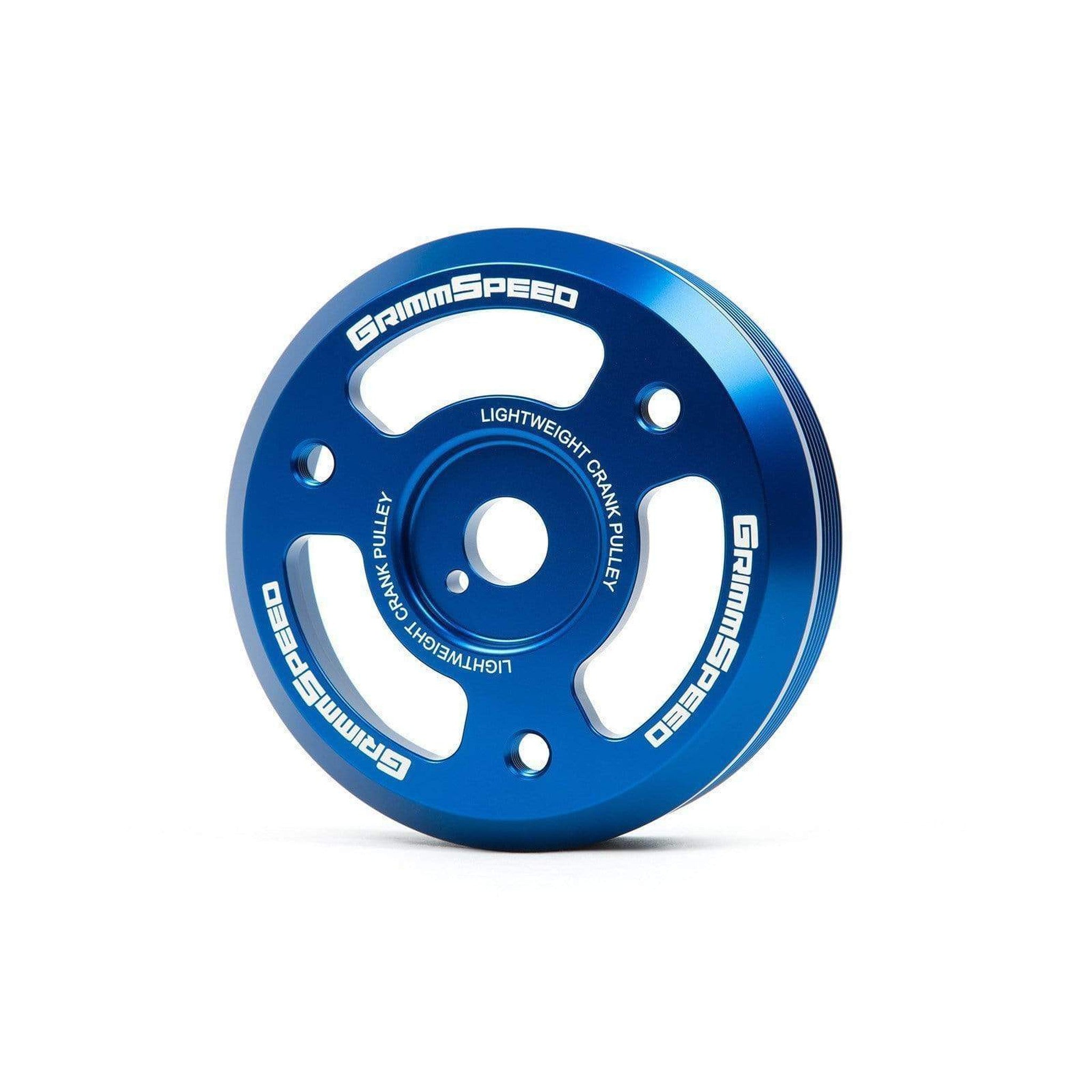 Grimmspeed Blue Lightweight Crank Pulley WRX 2015-2021 / BRZ 2013-2018 / FR-S 2013-2016