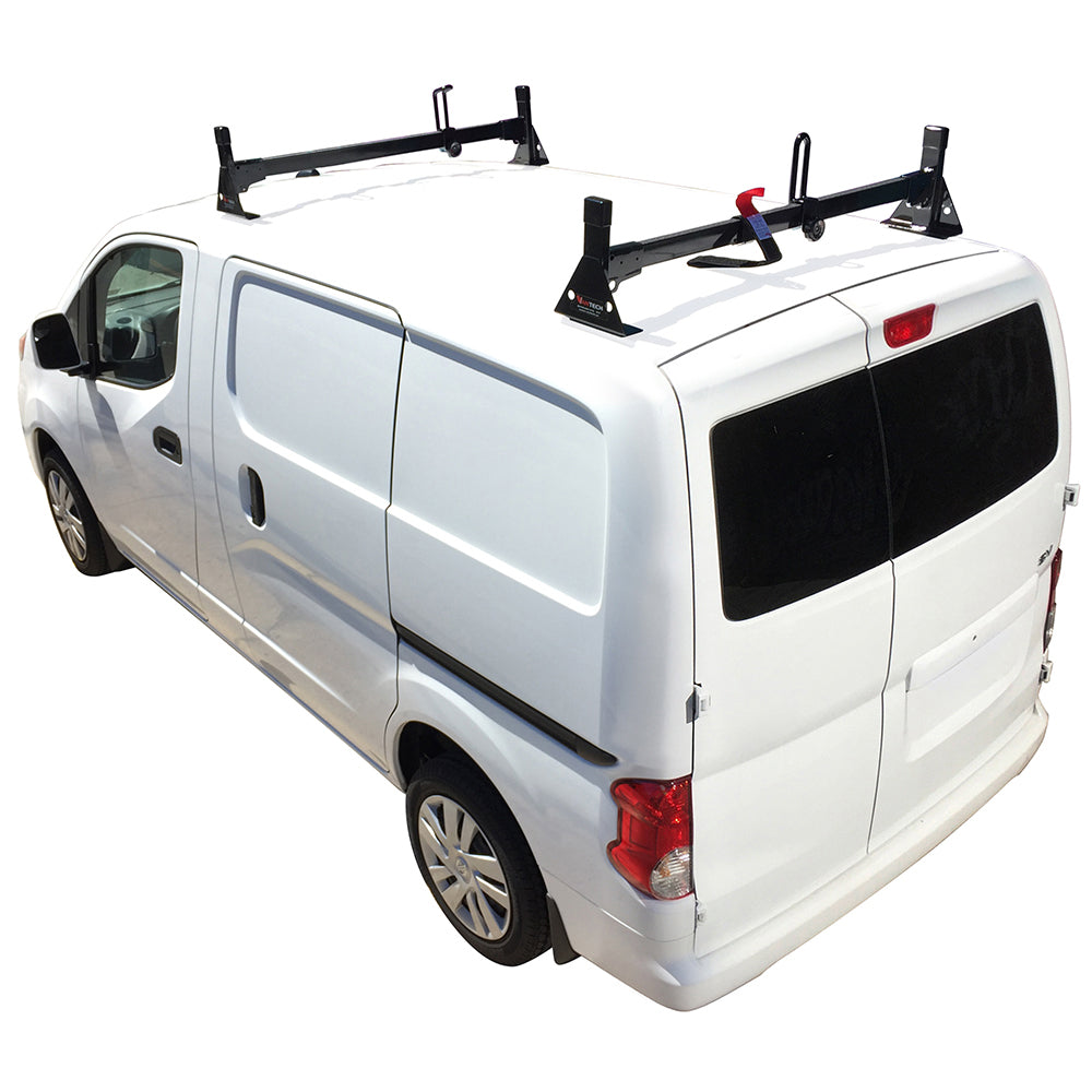 Vantech 2-Bar Black Steel Ladder Rack System Nissan NV200 2014-2021 Model H1602B