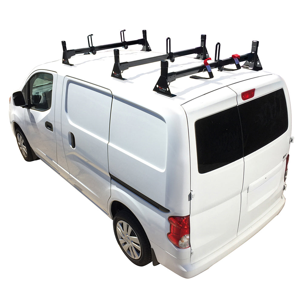 Vantech 3-Bar Black Steel Ladder Rack System Nissan NV200 2014-2021 Model H1603B