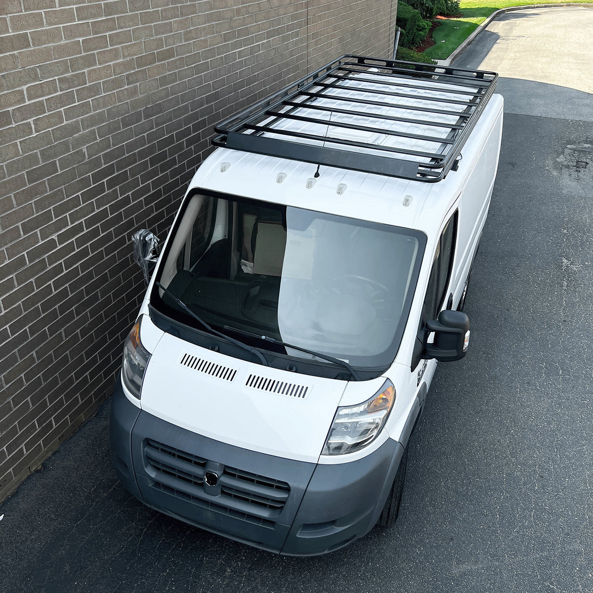 Vantech Black Aluminum Bolt-On Cargo Rack System RAM ProMaster 2013-current Low Roof / 118" WB Model H3501DC03B