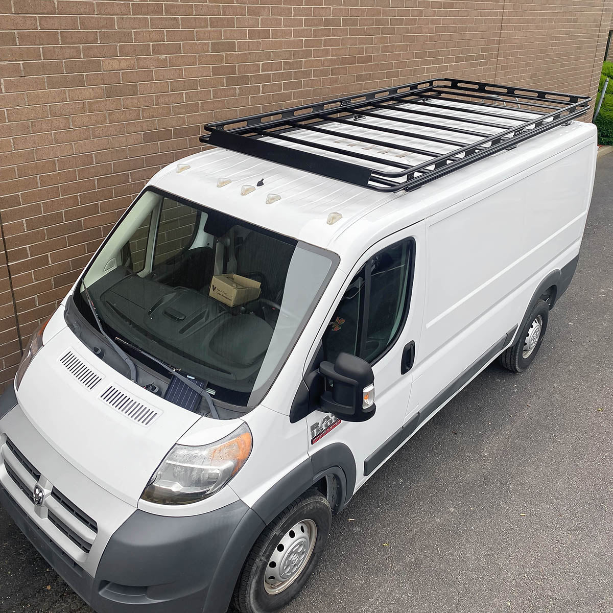 Vantech Black Aluminum Bolt-On Cargo Rack System RAM ProMaster 2013-current Low Roof / 136" WB Model H3502DC04B