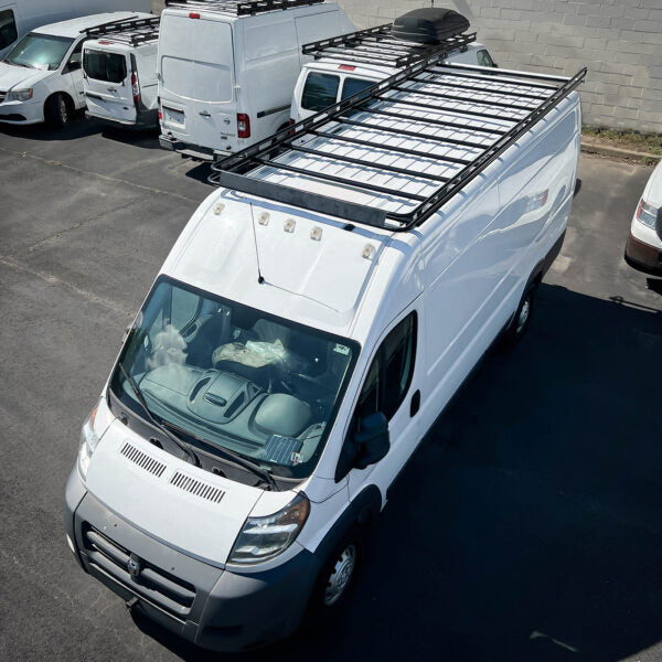 Vantech Black Aluminum Bolt-On Cargo Rack System RAM ProMaster 2013-current High Roof / 159" WB / Extended Model H3505DB06B