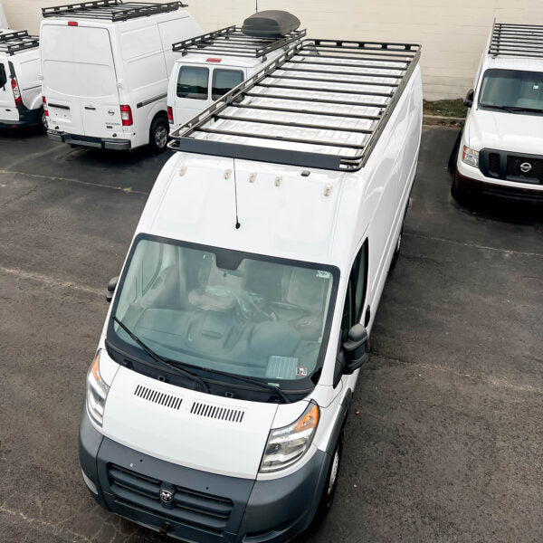 Vantech Black Aluminum Bolt-On Cargo Rack System RAM ProMaster 2013-current High Roof / 159" WB/ Extended Model H3505DC06B