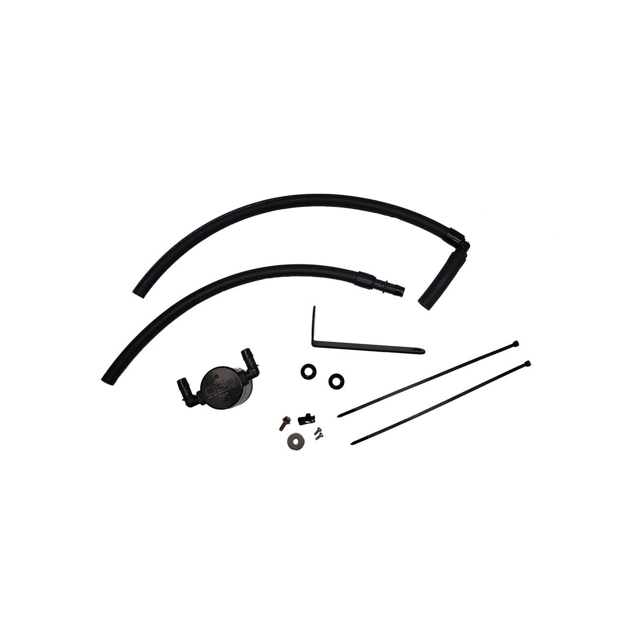 J&L Oil Separator 3.0 Passenger Side Black Subaru BRZ / Toyota GR86 2022-2025 | 3117P-B