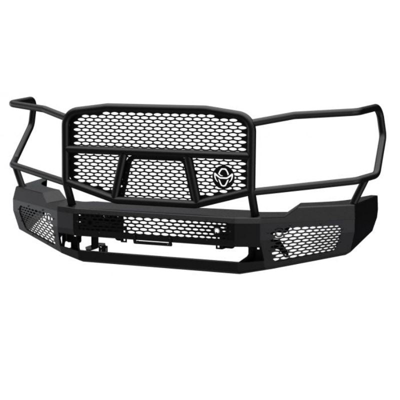 Ranch Hand Midnight Series Front Bumper W/ Grille Guard Fits Select 20-23 GMC Sierra 2500 HD/3500 HD Model MFG201BM1