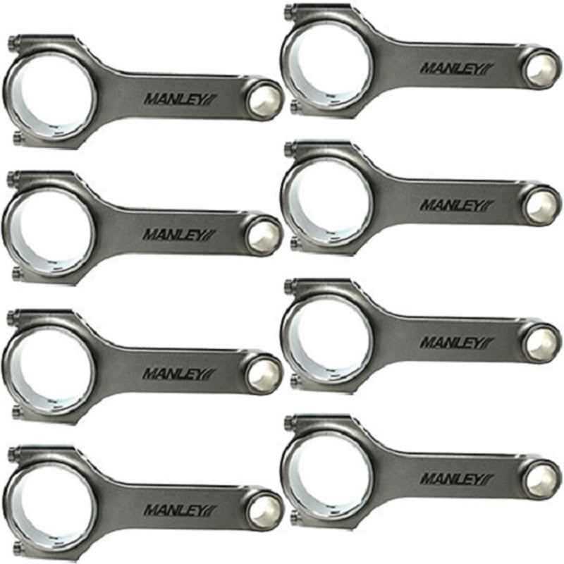 Manley Chevy Big Block 6.385in H Beam Connecting Rod Set (Set of 8) 14062R-8