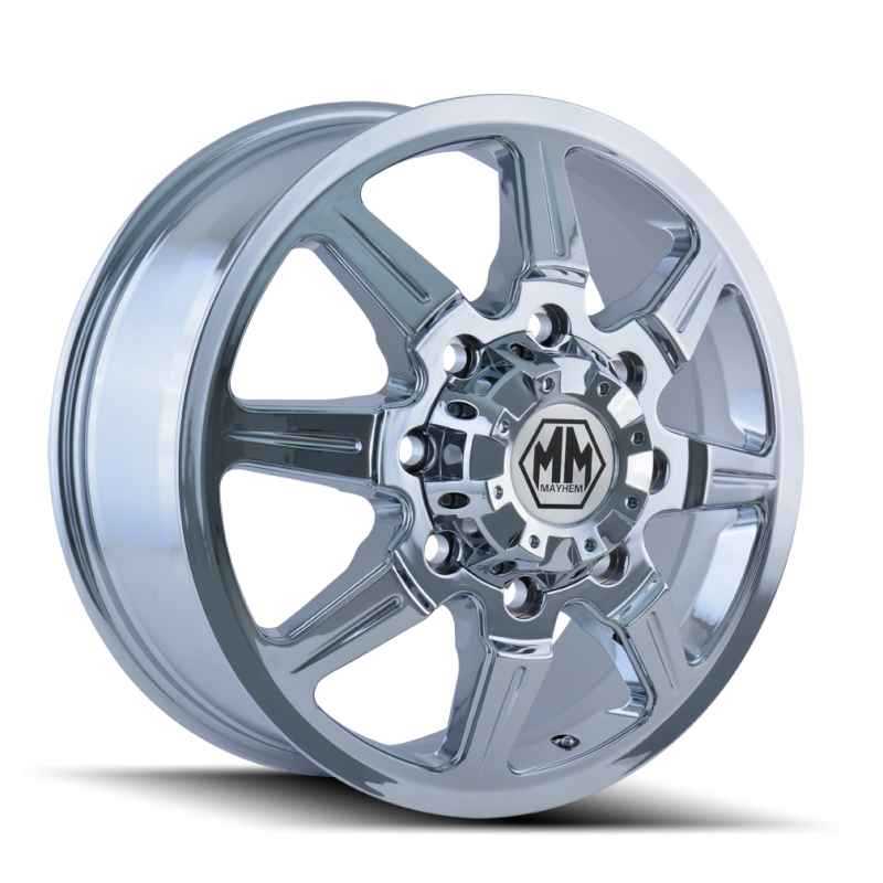Mayhem 8101 Monstir 22x8.25 / 8x165.1 BP / 127mm Offset / 116.7mm Hub Front Chrome Wheel 8101-22881CF116