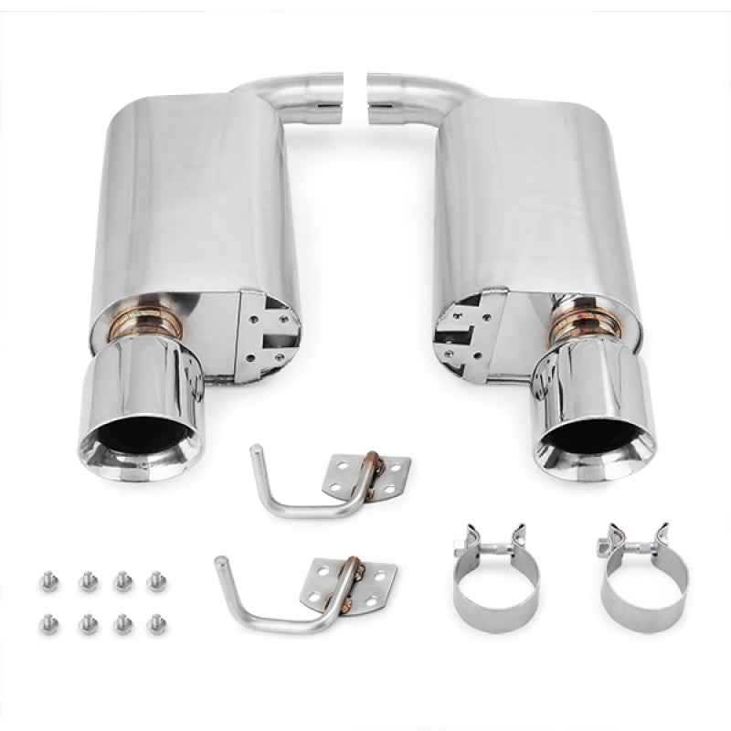 Mishimoto 2015+ Ford Mustang GT Street Axleback Exhaust w/ Polished Tips MMEXH-MUS8-15ASP