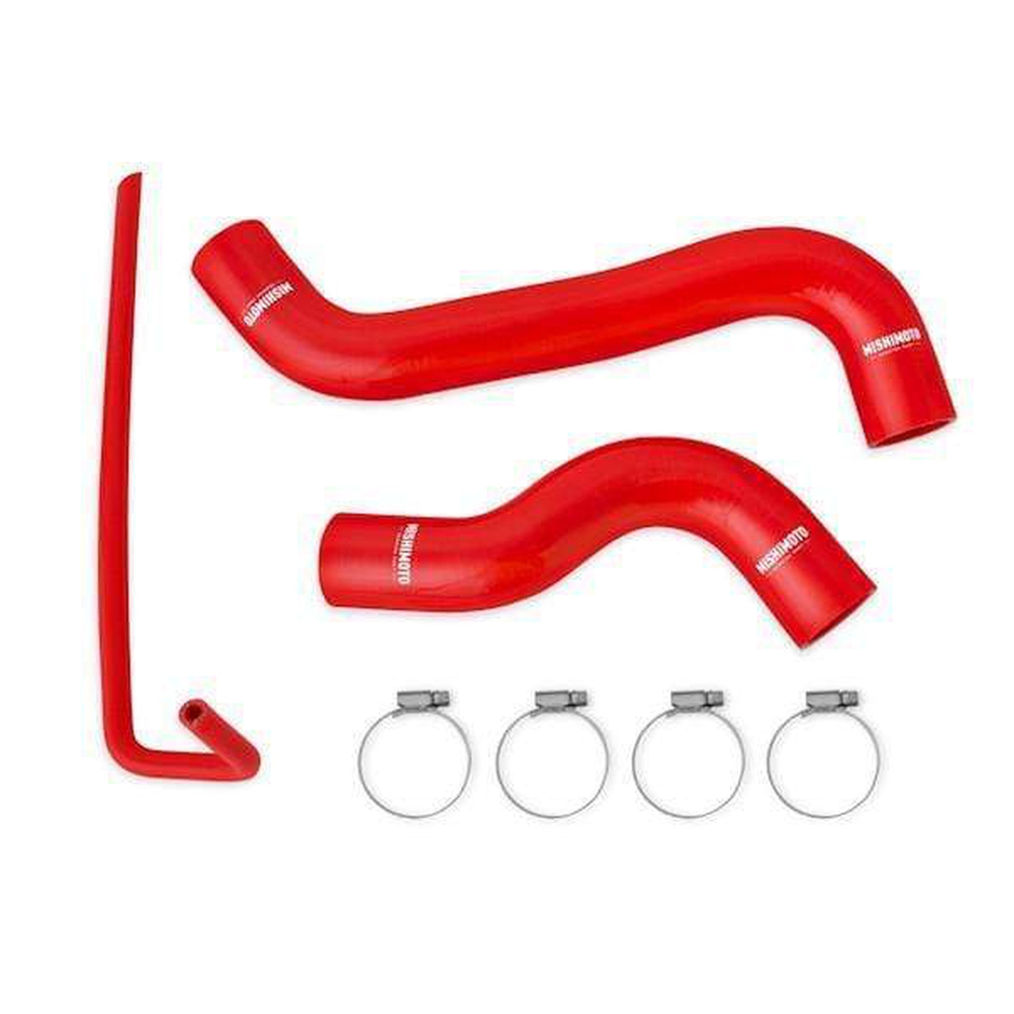 Mishimoto Red Silicone Radiator Hoses Subaru WRX 2015-2021