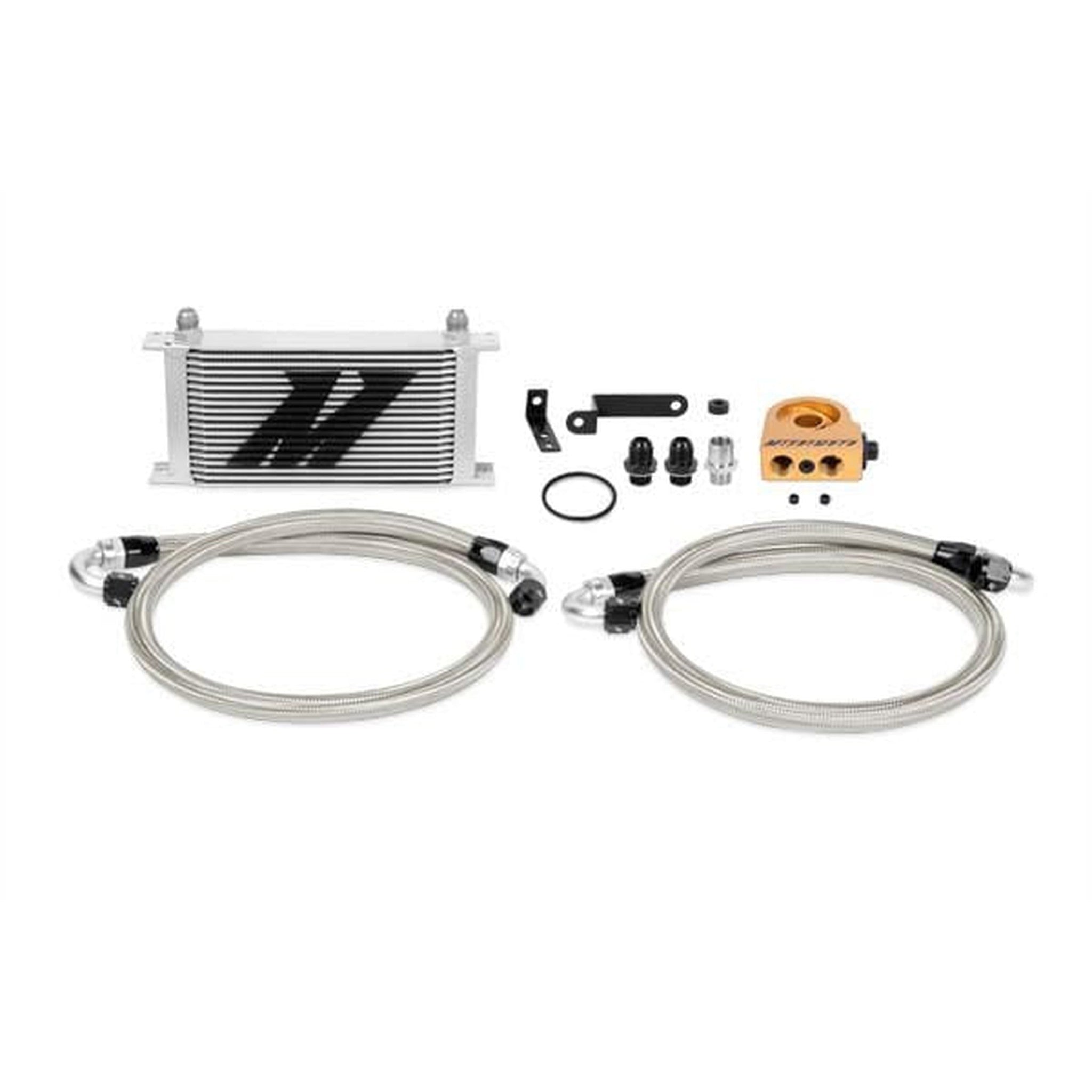 Mishimoto Silver Thermostatic Oil Cooler Kit Subaru WRX STI 2008-2014
