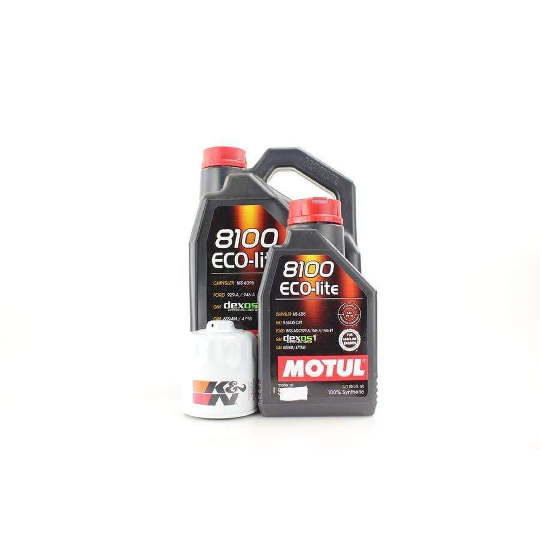 Motul Eco-lite Oil Change Kit K&N for Honda Civic Type R / Accord 2.0T
