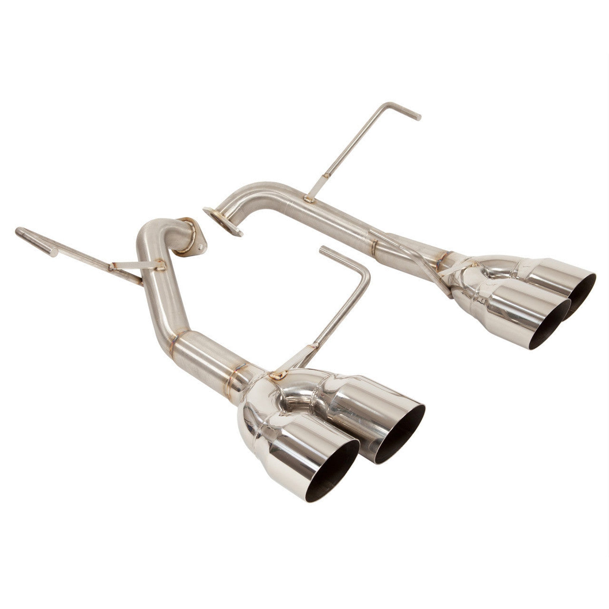 Nameless Axleback Exhaust Muffler Delete 3.5" Single Wall Polished Tips Subaru WRX 2022-2025 | SUAB22WRX-0MU-35SSW