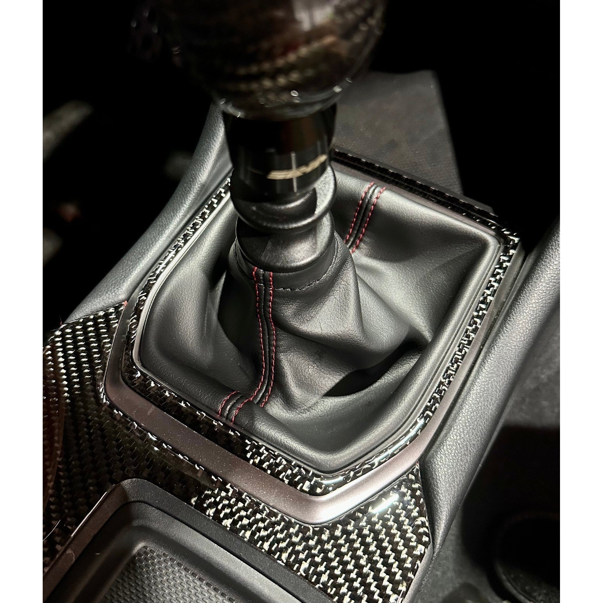 Noble Carbon Fiber Manual Shifter Trim Overlay Subaru WRX 2022-2025