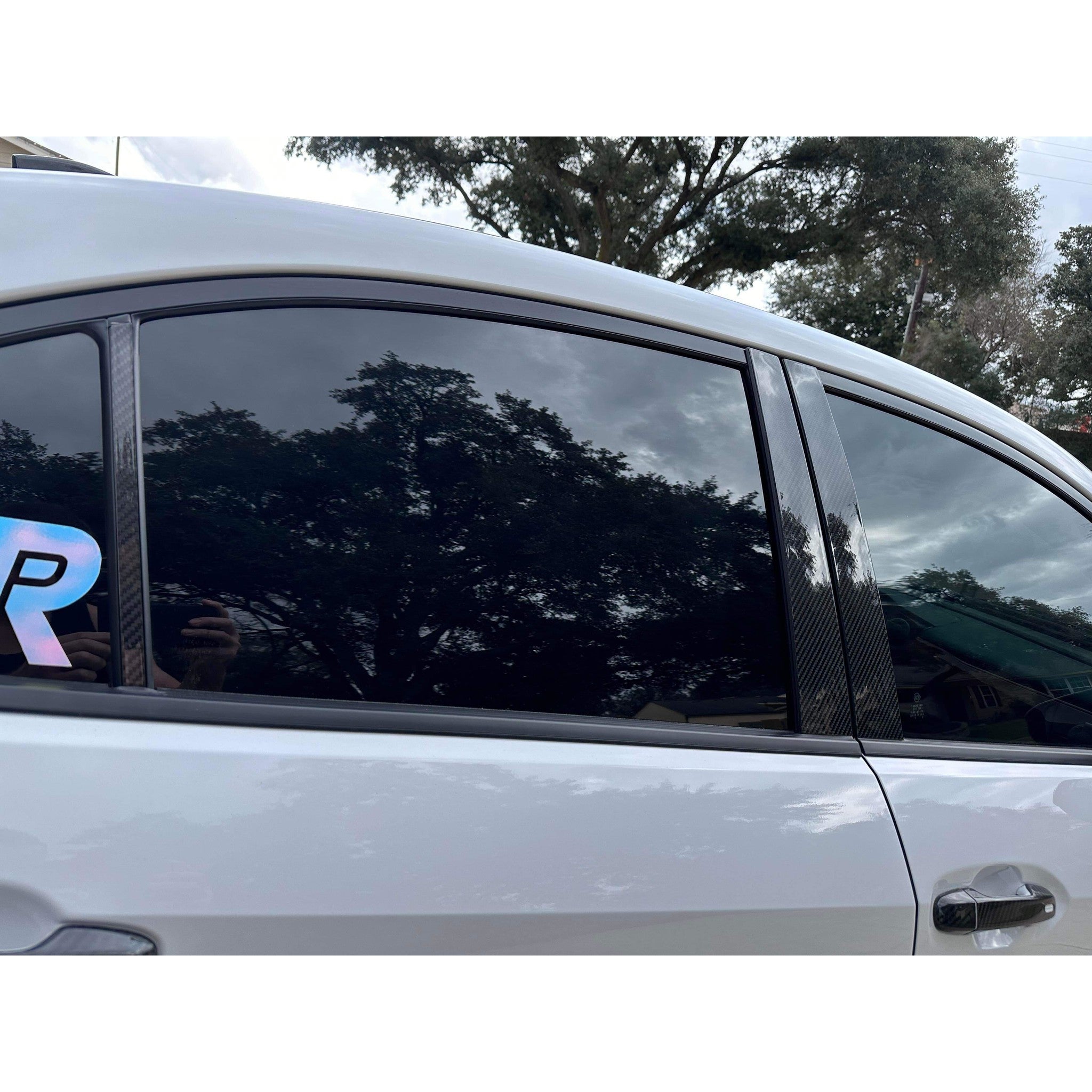 Noble Carbon Fiber Pillar Post Cover Set Subaru WRX 2022-2025