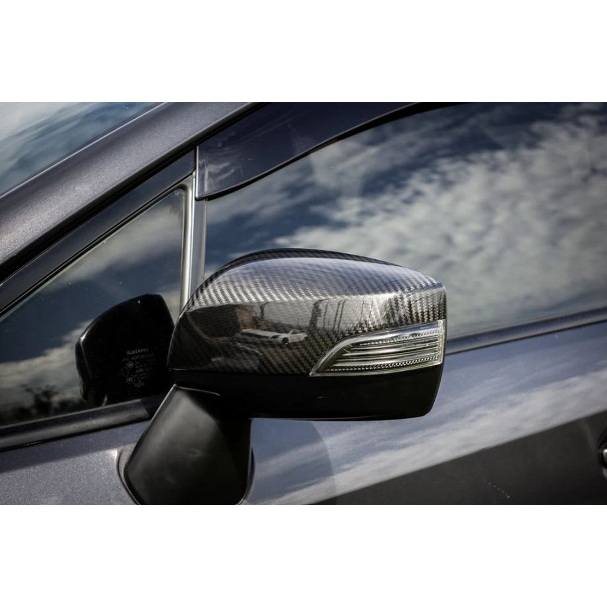 Noble LW Series Carbon Fiber OE Style Mirror Covers Subaru WRX 15-21 / STI 15-21