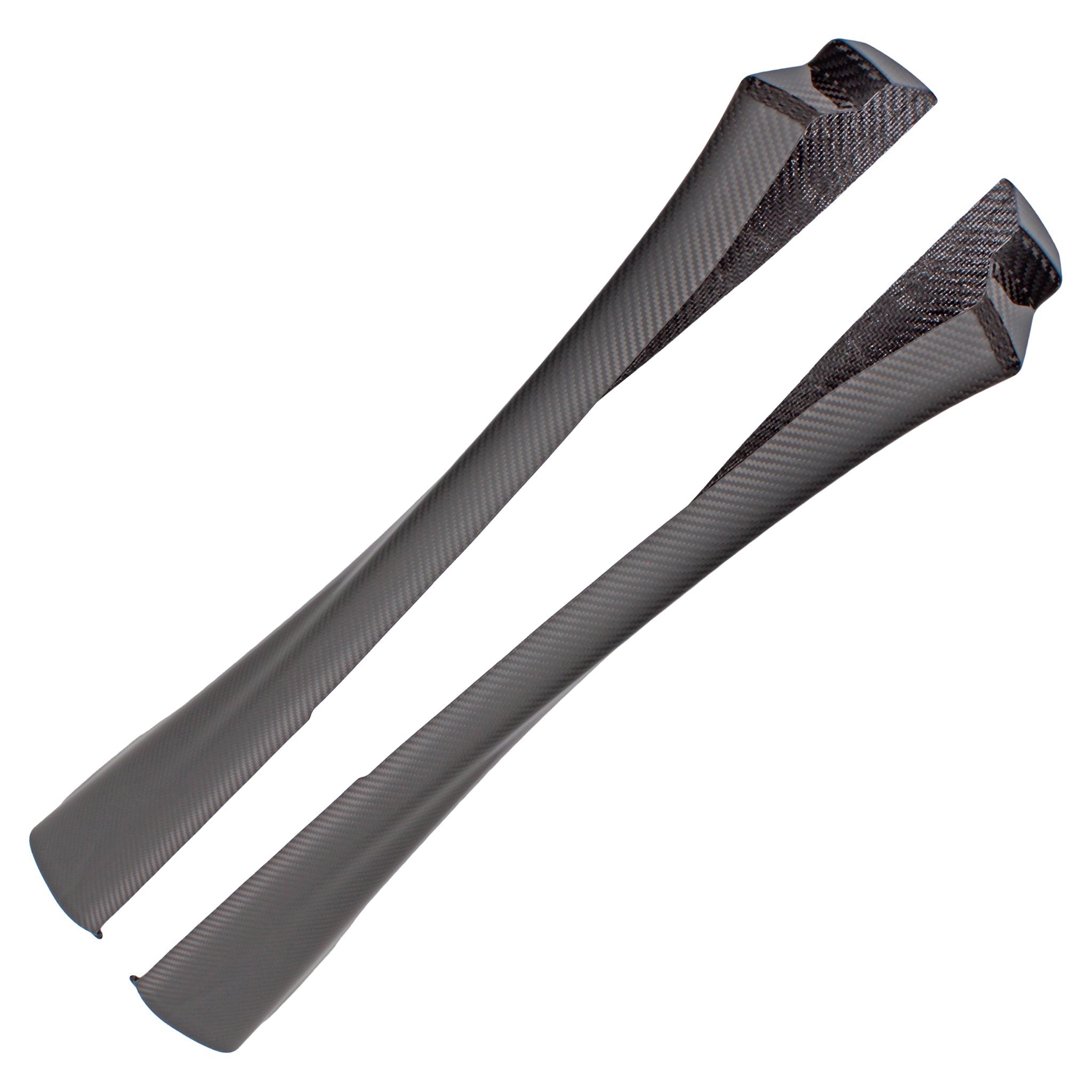 Noble Platinum Dry Carbon Inner Front Door Upper Trim (Pair) Subaru WRX 2022-2025