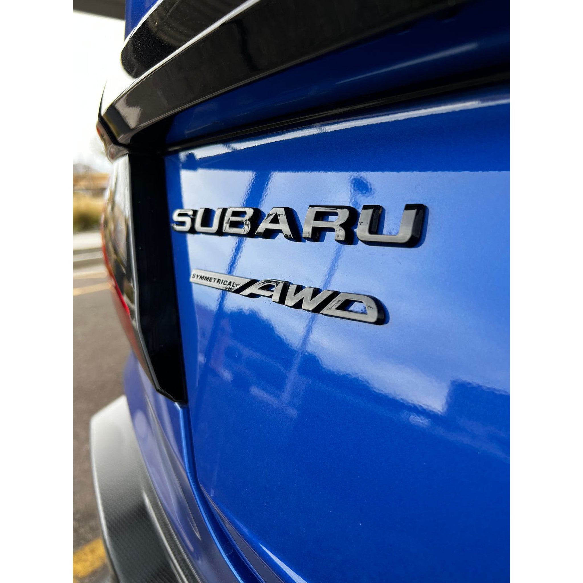 Noble "Symmetrical AWD" Trunk Emblem for Subaru WRX 2015-2025