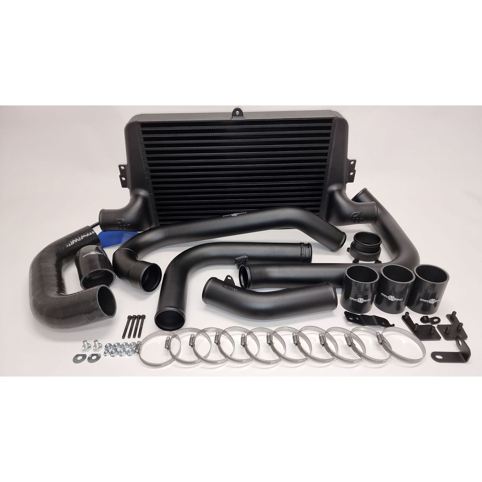 Process West Stage 1 Front Mount Intercooler Kit Black Core Subaru WRX 2022-2025 | PWFMIC10B
