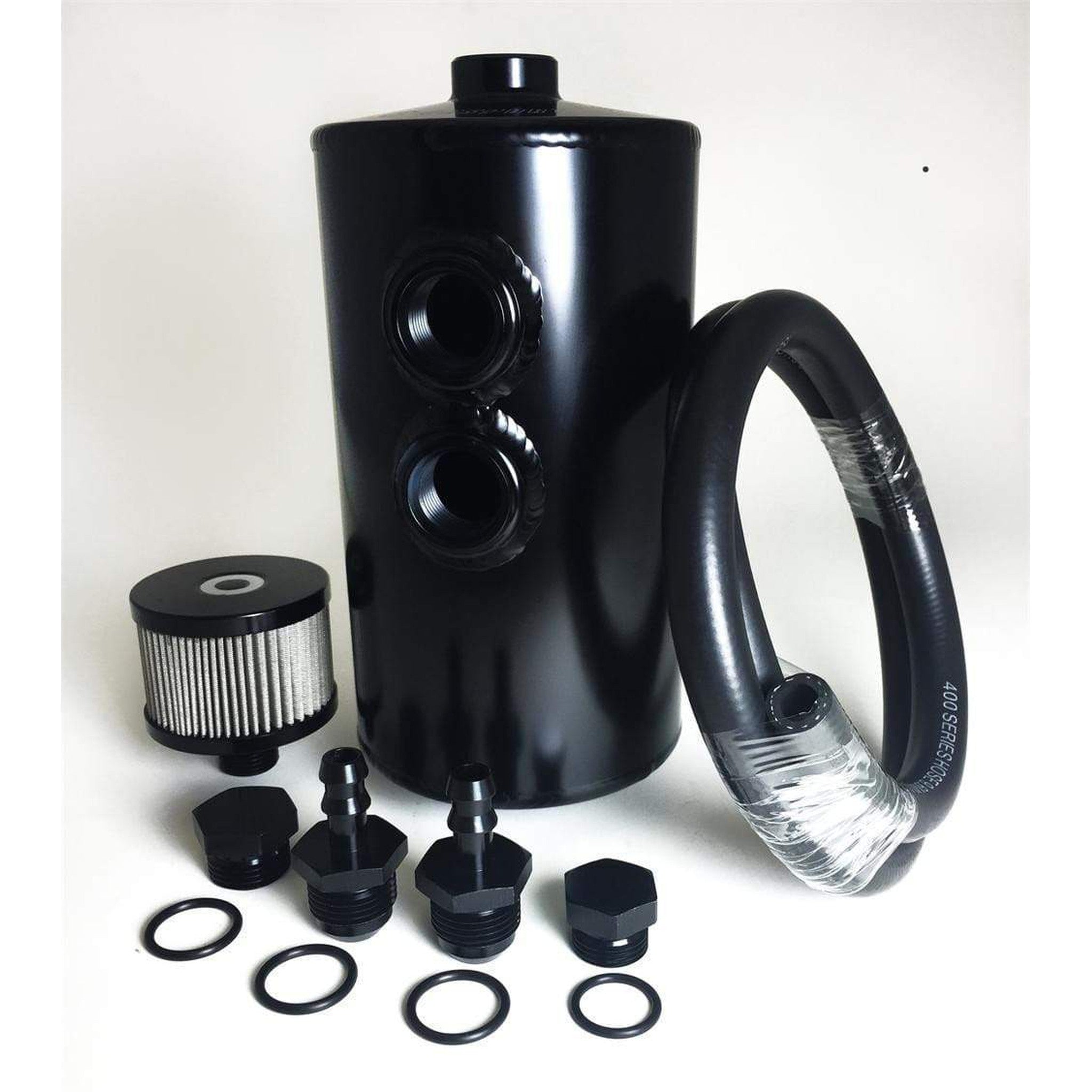 Prosport Aluminum Oil Catch Can - Black