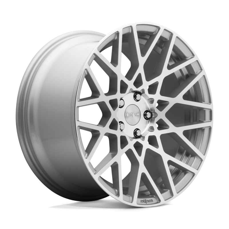 Rotiform R110 BLQ Wheel 19x8.5 5x112 45 Offset - Gloss Silver Machined R1101985F8+45