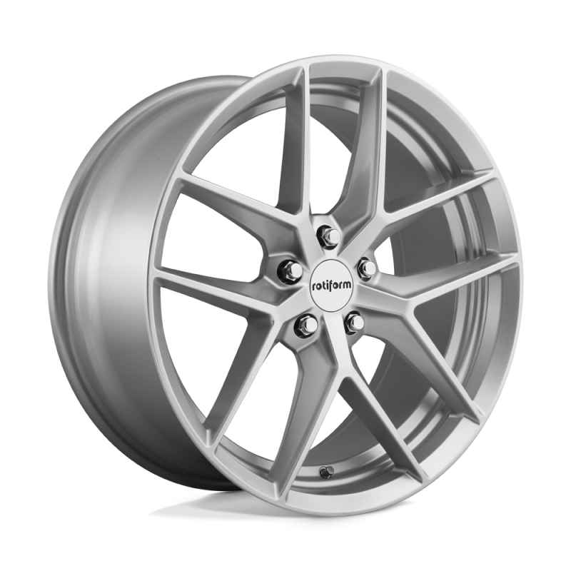 Rotiform R133 FLG Wheel 19x8.5 5x112 45 Offset - Gloss Silver R1331985F8+45