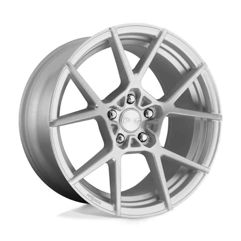 Rotiform R138 KPS Wheel 19x8.5 5x112 45 Offset - Gloss Silver Brushed R1381985F8+45