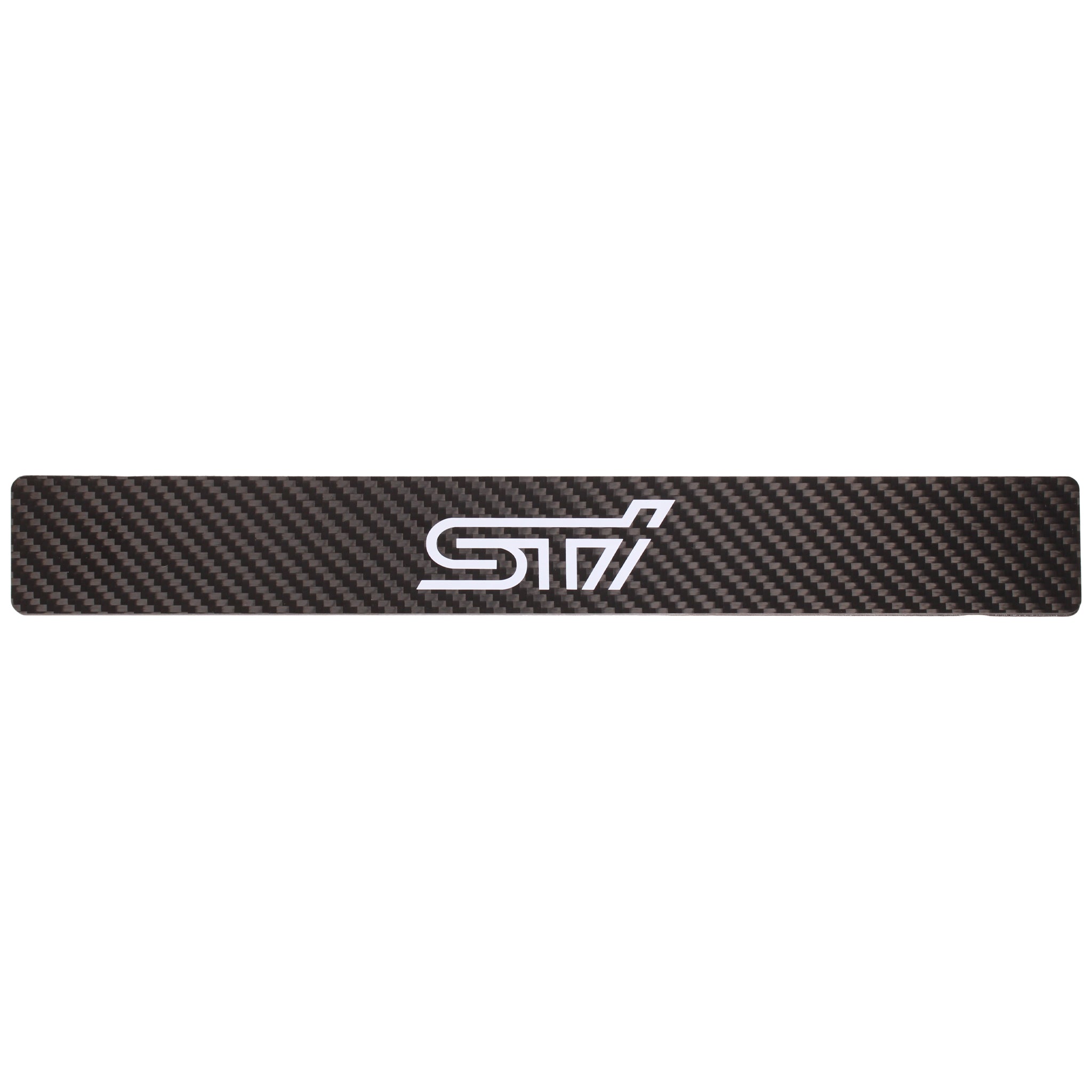 RSP White STI Logo License Plate Delete Subaru STI 2008-2021 | RSP-STI-LPDW
