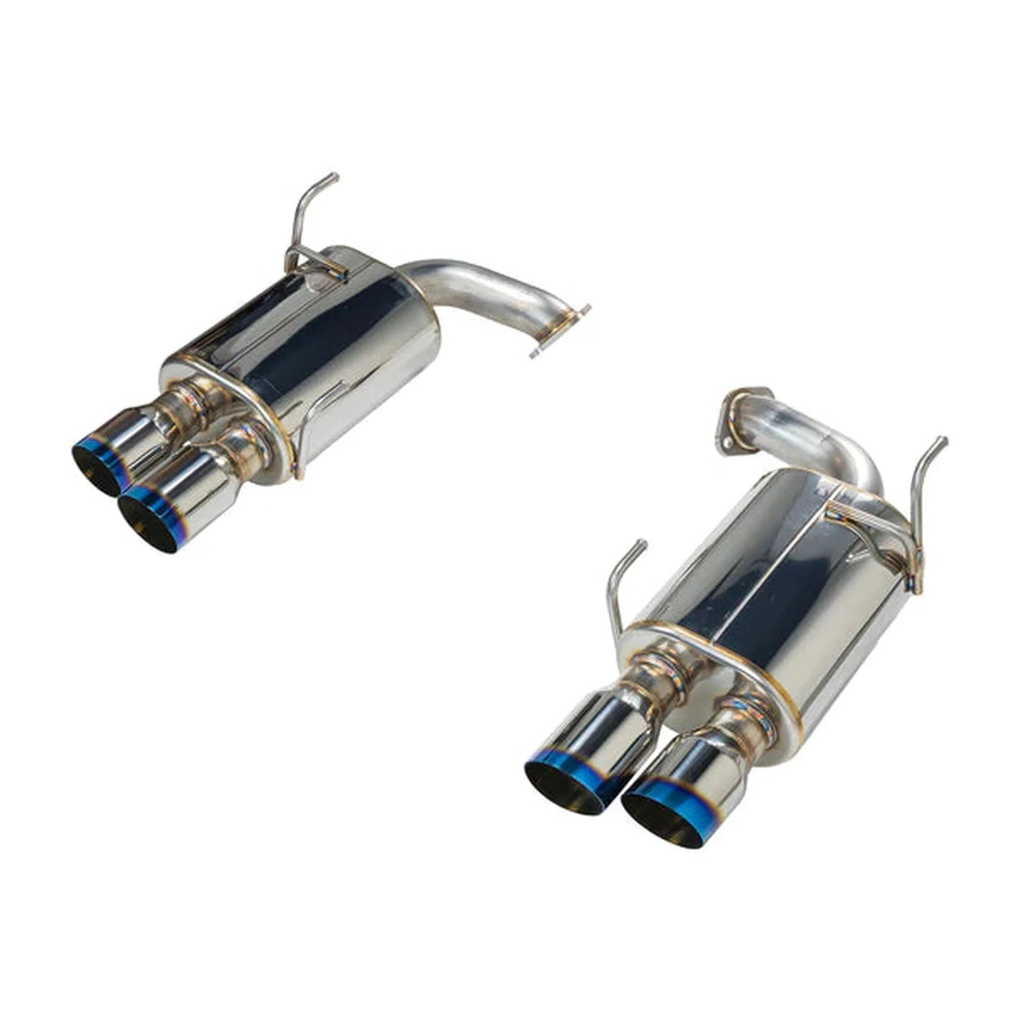 Remark WRX 2022-2025 Muffler Axleback Exhaust Burnt Stainless Single Wall 3.5in Tips Subaru | RO-TTVB-SM