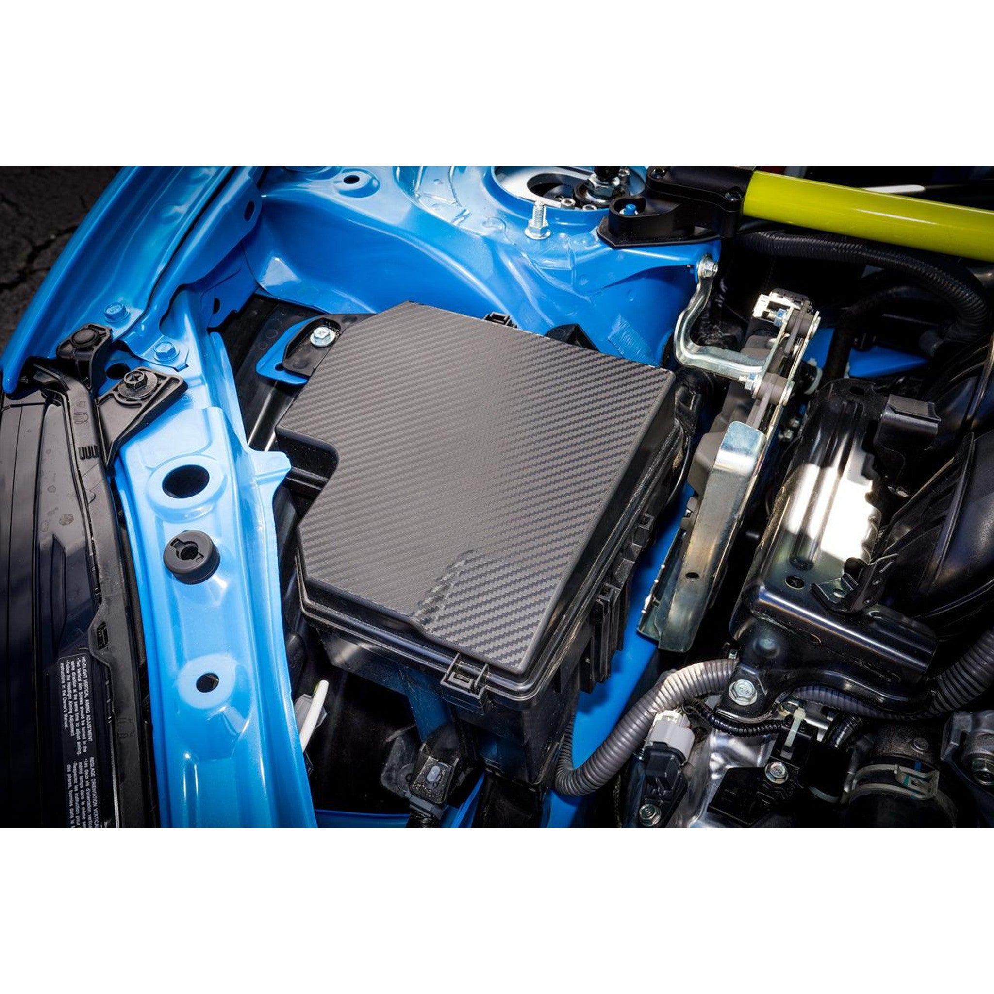 Sticker Fab Fuse Box Cover 3D Carbon Overlay Subaru BRZ 2022+ / Toyota GR86 2022-2025
