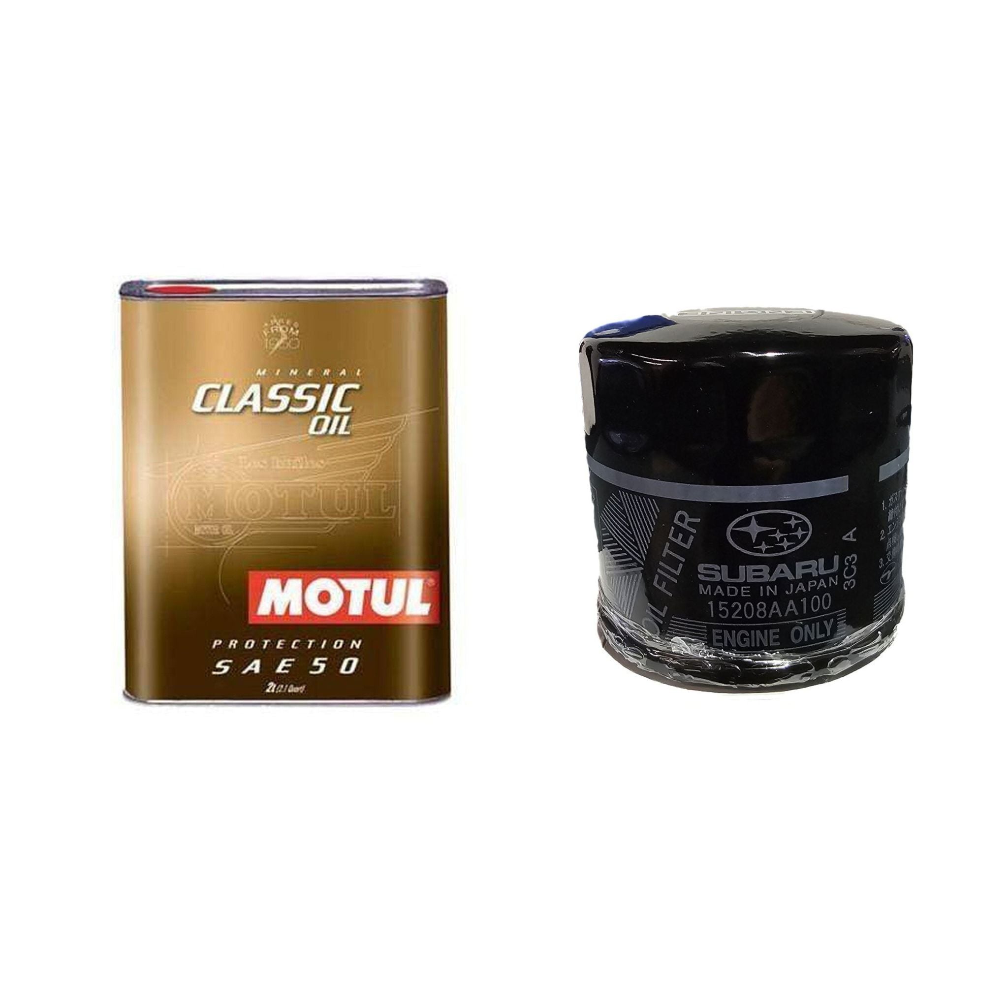 Subaru MOTUL Engine Break-In Oil Change Service Package Subaru WRX 2002-2014 / STI 2004-2021