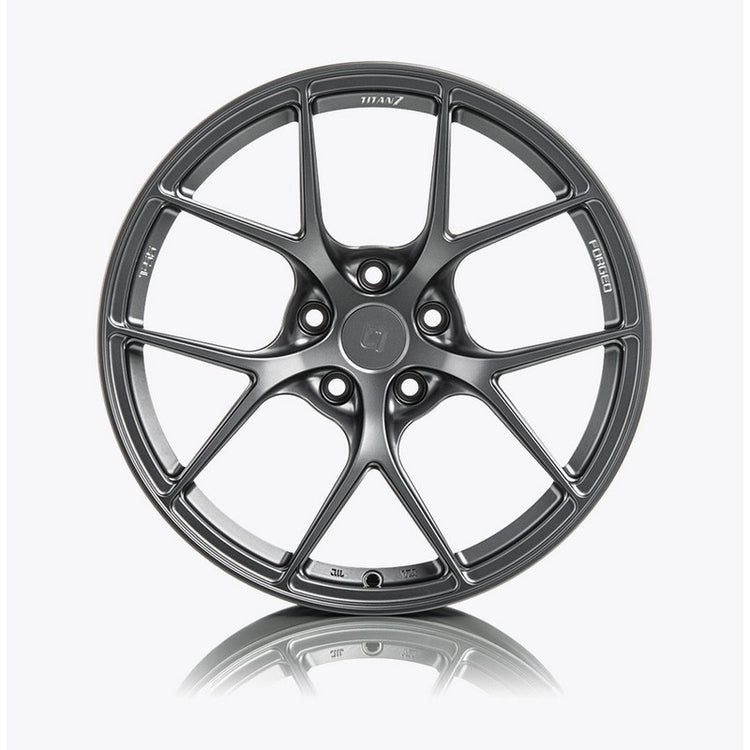 Titan 7 20 Inch T-S5 Satin Titanium Forged Wheels For Tesla Model 3