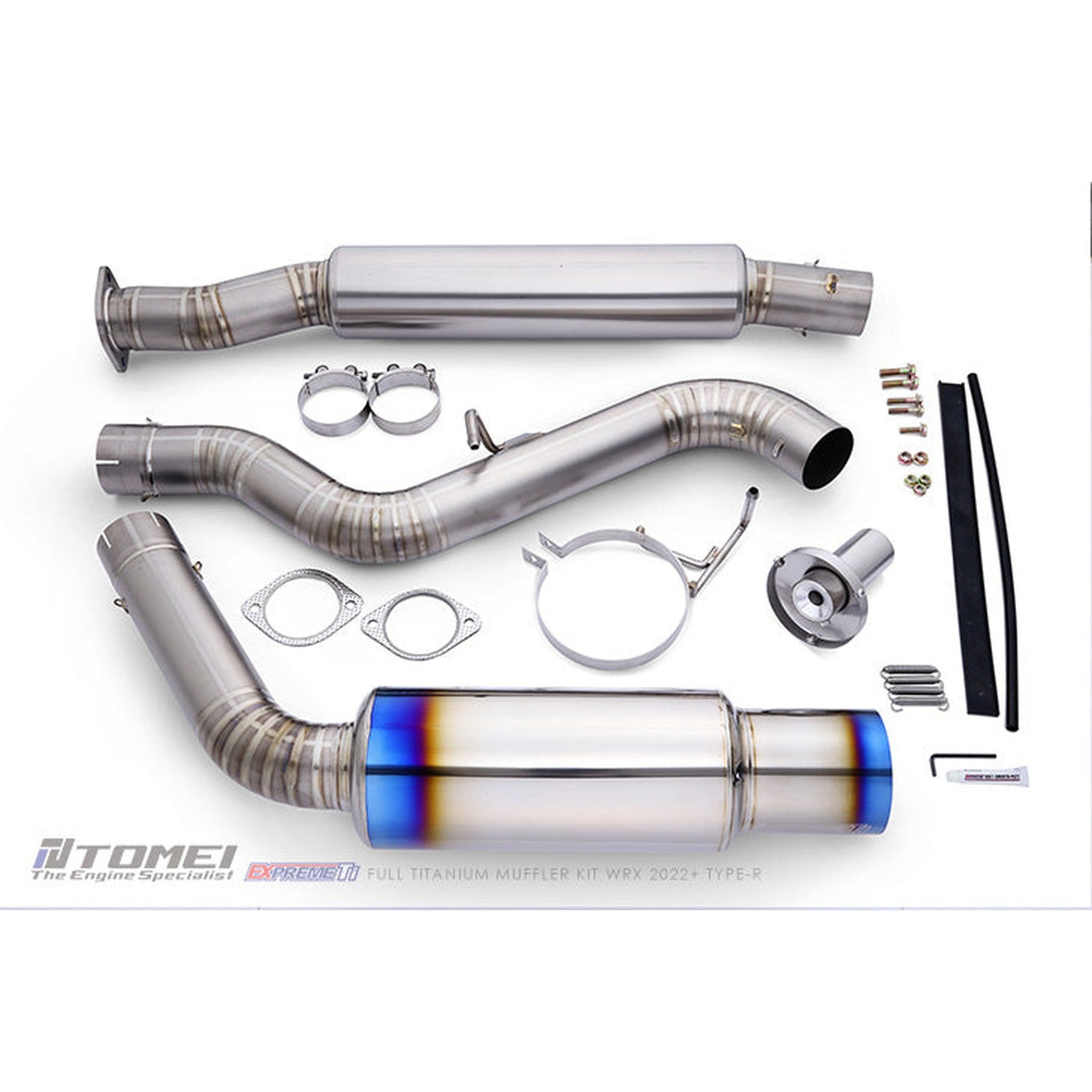 Tomei Full Titanium Muffler Kit Expreme Exhaust TI WRX 2022-2025 Type-R | TB6090-SB06A