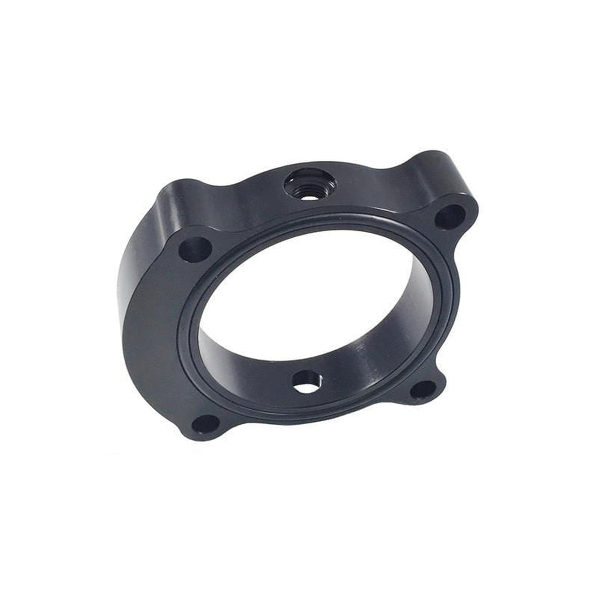 Torque Solution Throttle Body Spacer Hyundai Genesis Coupe 2.0T 2013+ Black | TS-TBS-029B