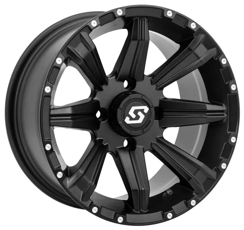 A87B-57037-52S Sedona Sparx Wheel 15X7 4/137 5+2 (+10Mm) Black wps-570-1308