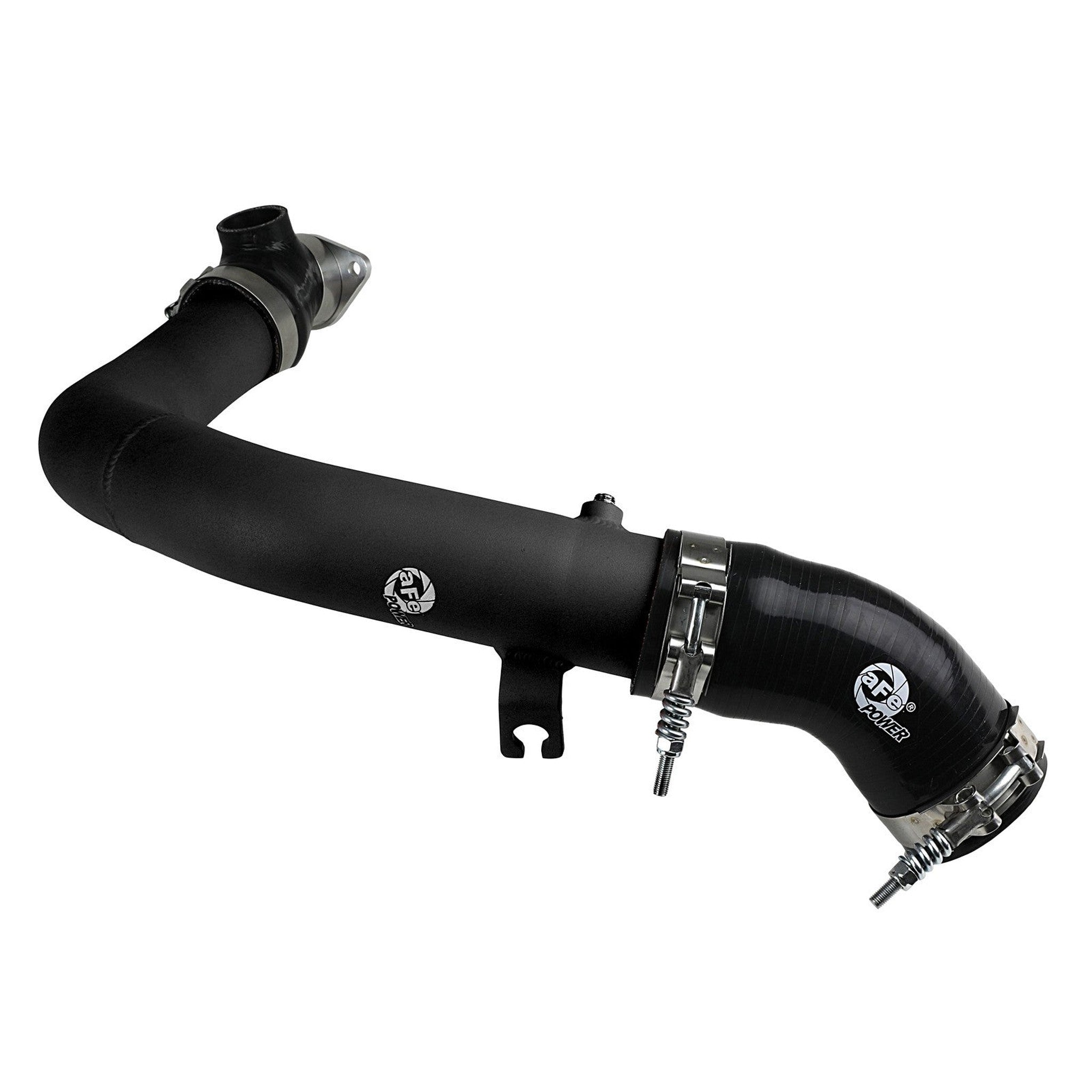 aFe BladeRunner Hot Side Charge Pipe Black Subaru WRX 2015-2021 | 46-20378-B