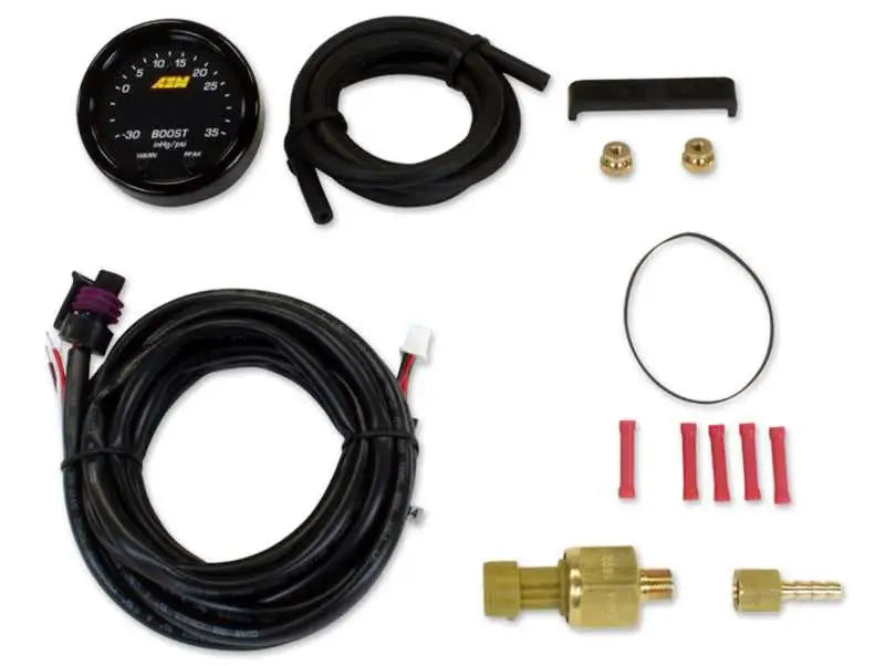 AEM X-Series Boost Pressure -30inHg 60psi Gauge Kit 30-0308