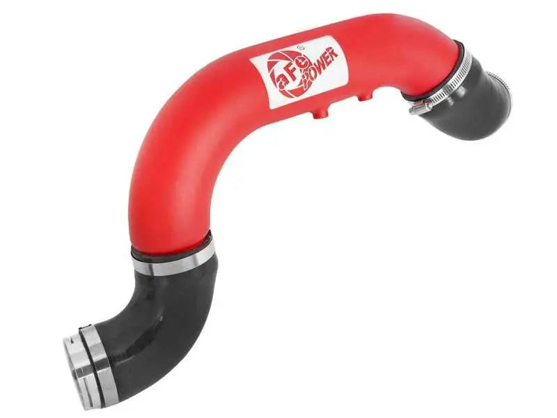 aFe BladeRunner 3in Red IC Tube Cold Side w/ Coupling & Clamp Kit 2016 GM Colorado/Canyon 2.8L 46-20269-r