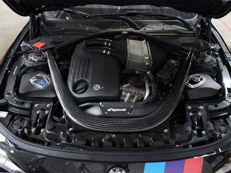 aFe Momentum Pro 5R Cold Air Intake System 15-18 BMW M3/M4 (F80/82/83) L6-3.0L (tt) S55 afe54-76305