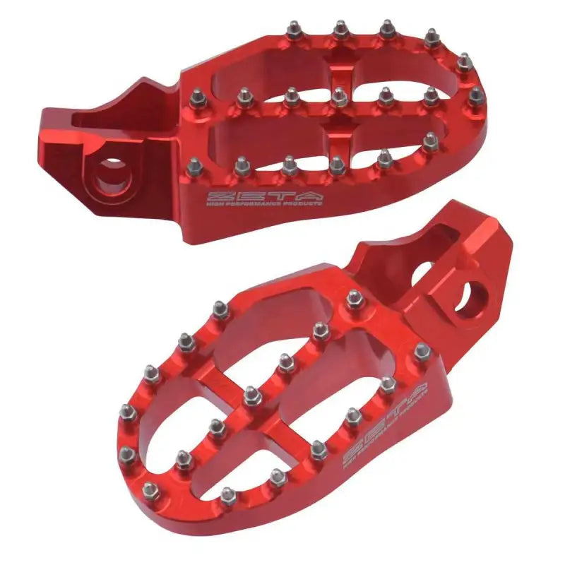 Aluminum Footpegs Gas Red wps-634-3222r