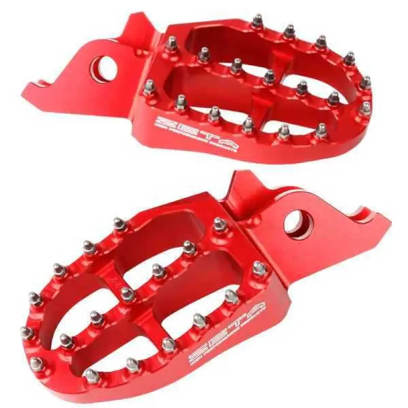 Aluminum Footpegs Red wps-634-3200r
