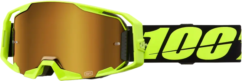 Armatic Goggle Neon Ylw Mirror True Gold 610-5313