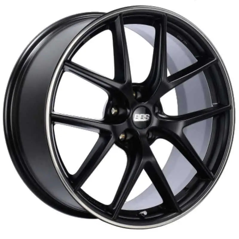 BBS CI-R 19x9.5 5x114.3 ET40 Platinum Silver Polished Rim Protector Wheel -82mm PFS/Clip Required ci2403bpo