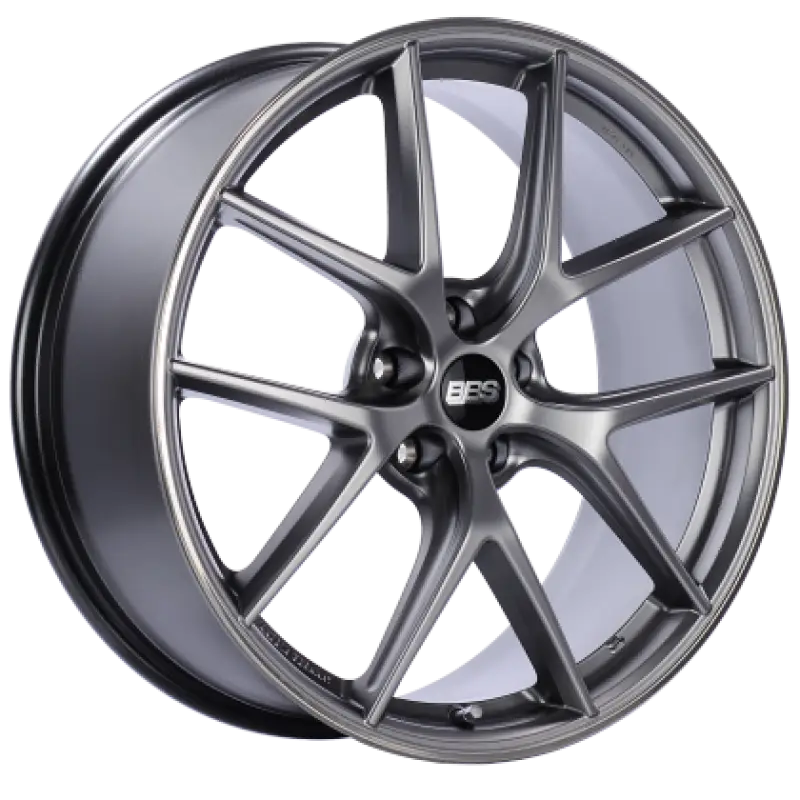 BBS CI-R 19x9.5 5x120 ET25 Platinum Silver Polished Rim Protector Wheel -82mm PFS/Clip Required bbsci2401pspo